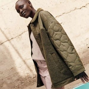 NWT Madewell Hybrid Sherpa Jacket XS